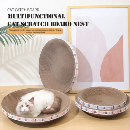 L Size Cat Toys Pet Bed Scratching Board Corrugated